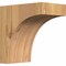 Ekena Millwork Huntington Smooth Corbel, Western Red Cedar, 3 1/2"W x 6"D x 6"H COR04X06X06HUN00SWR - alternate 1